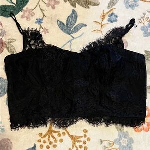 Anthropologie Midnight Lace Bandeau